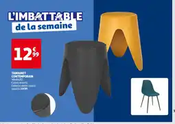 Auchan TABOURET CONTEMPORAIN offre