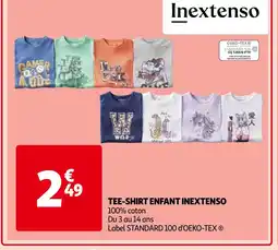 Auchan TEE-SHIRT ENFANT INEXTENSO offre