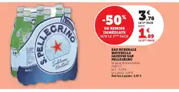 Hyper U EAU MINERALE NATURELLE GAZEUSE SAN offre