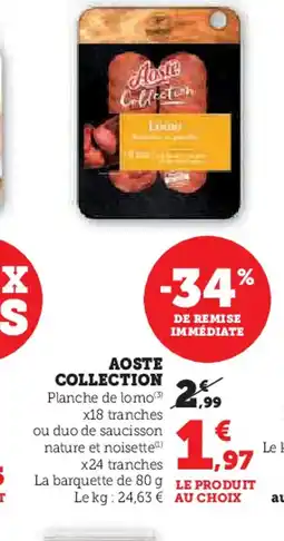 Hyper U AOSTE COLLECTION offre