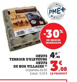 Hyper U OEUFS TERROIR D'ELEVEURS offre