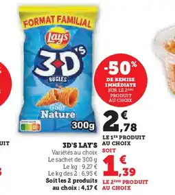 Hyper U 3D'S LAY'S offre