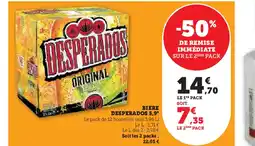 Hyper U BIERE DESPERADOS 5,9° offre