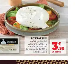 Hyper U BURRATA offre