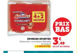 Hyper U EPONGES SPONTEX offre