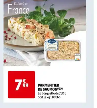 Auchan Supermarché PARMENTIER DE SAUMON offre