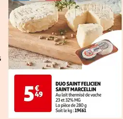 Auchan Supermarché DUO SAINT FELICIEN SAINT MARCELLIN offre