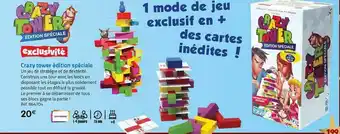 La Grande Récré Crazy Tower édition Spéciale offre