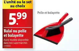 Lidl Balai ou pelle et balayette offre