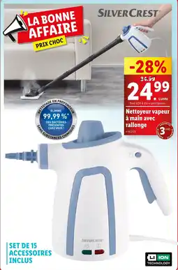 Lidl Nettoyeur vapeur à main avec rallonge offre