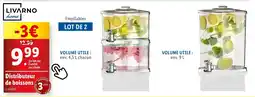 Lidl Distributeur de boissons offre