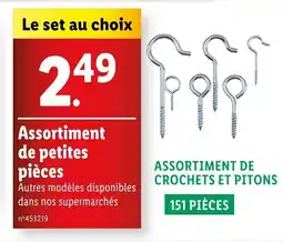 Lidl Assortiment de petites pièces offre