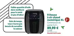 Lidl Friteuse à air chaud numérique XL offre
