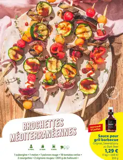 Lidl Sauce pour gril barbecue offre