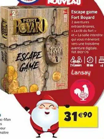 La Grande Récré Escape game Fort Boyard offre