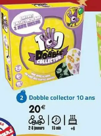 Dobble collecteur 10 ans