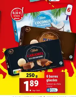 Lidl 6 barres glacées offre