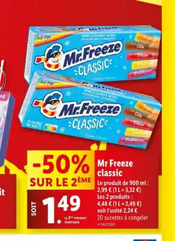 Lidl Mr.Freeze CLASSIC offre