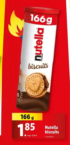 Lidl Nutella biscuits offre