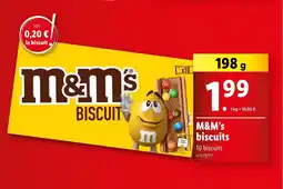 Lidl M&M's biscuits offre