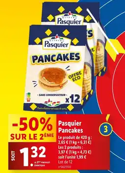 Lidl Pasquier Pancakes offre