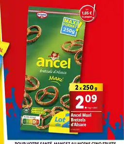 Lidl Ancel Maxi Lot Bretzels offre