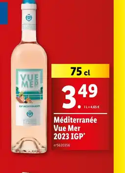 Lidl Méditerranée Vue Mer 2023 IGP offre