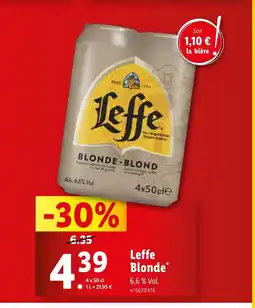 Lidl Leffe Blonde offre