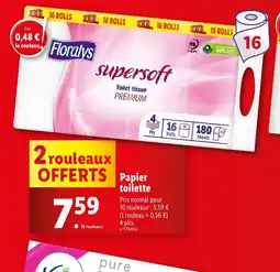 Lidl Papier toilette offre