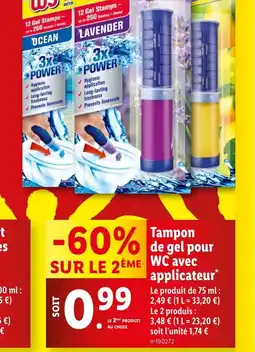 Lidl Tampon de gel pour offre