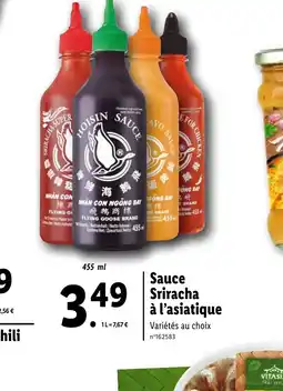 Lidl Sauce Sriracha à l'asiatique offre