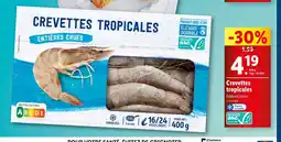 Lidl Crevettes tropicales offre