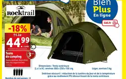 Lidl Tente de camping offre