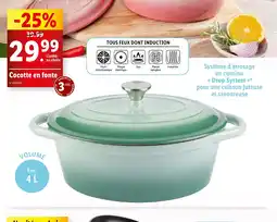 Lidl Cocotte en fonte offre