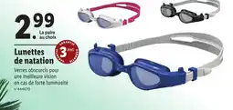 Lunettes de natation