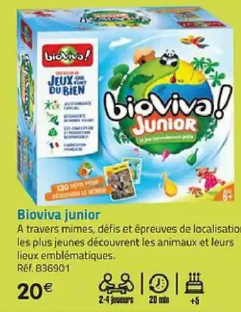 La Grande Récré Bioviva junior offre