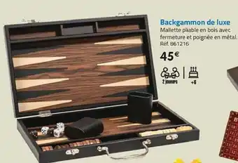 La Grande Récré Backgammon de luxe offre