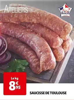 Auchan SAUCISSE DE TOULOUSE offre