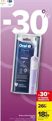 Carrefour Brosse à dents électrique ORAL-B offre