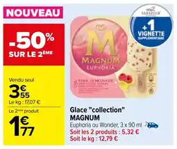 Carrefour Glace "collection" MAGNUM offre