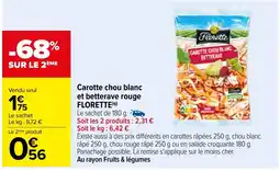 Carrefour Carotte chou blanc et betterave rouge FLORETTE (9) offre