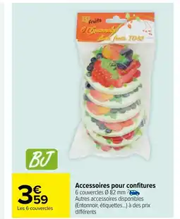 Carrefour Accessoires pour confitures offre