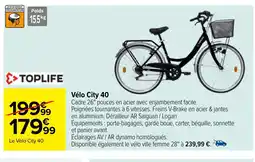Carrefour Vélo City 40 offre