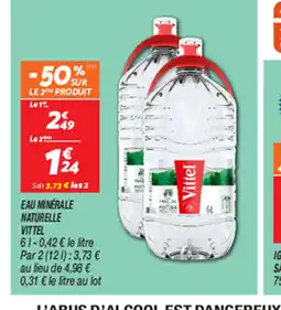 Netto EAU MINÉRALE NATURELLE VITTEL offre