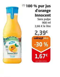 Colruyt 100 % pur jus d'orange offre