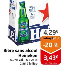 Colruyt Bière sans alcool Heineken offre