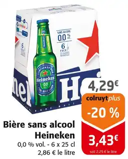 Colruyt Heineken Bière sans alcool offre