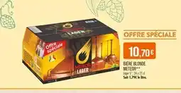 Match METEOR BIÈRE BLONDE offre