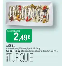 Match ANCHOIS offre