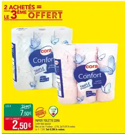 Match CORA PAPIER TOILETTE offre